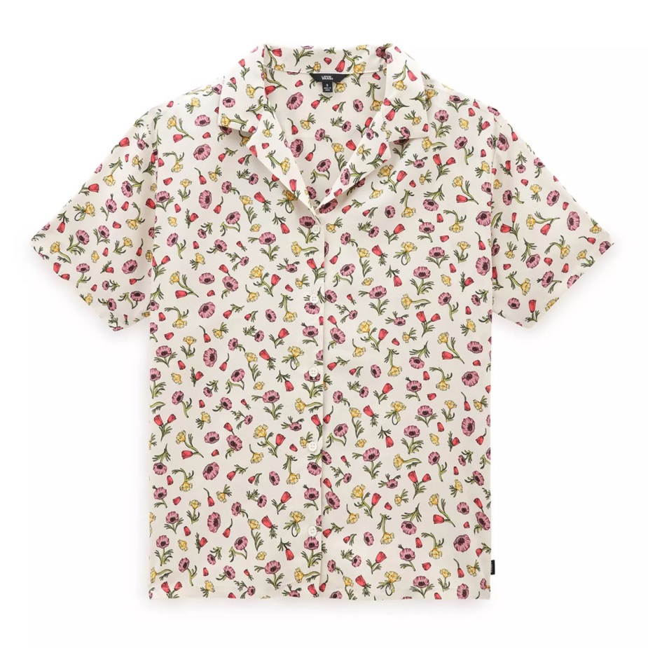 Vans Wyld Printed Top λευκό