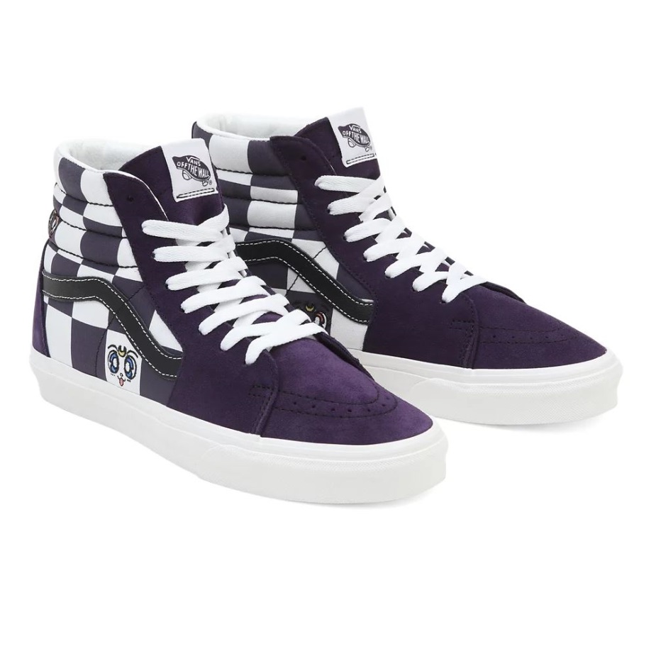 Vans X Beautiful Guardian Sailor Moon Sk8-hi παπούτσια λευκό-μοβ