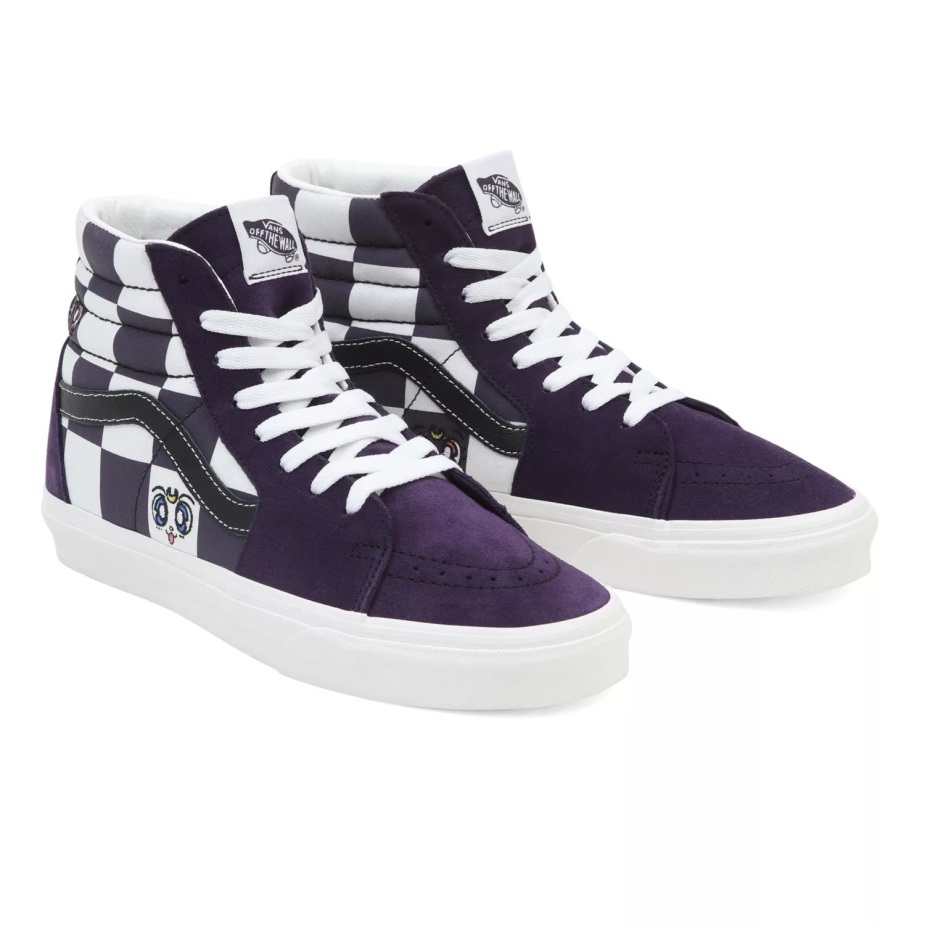 Vans X Beautiful Guardian Sailor Moon Sk8-hi παπούτσια λευκό-μοβ