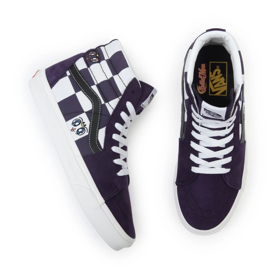 Vans X Beautiful Guardian Sailor Moon Sk8-hi παπούτσια λευκό-μοβ