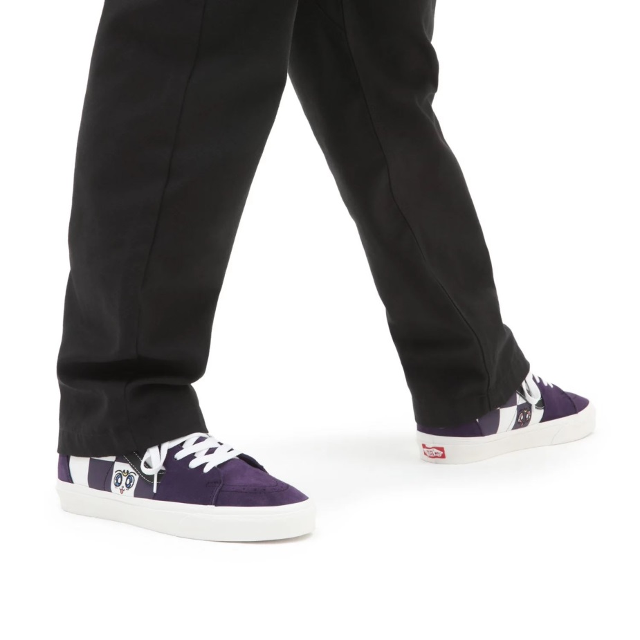 Vans X Beautiful Guardian Sailor Moon Sk8-hi παπούτσια λευκό-μοβ