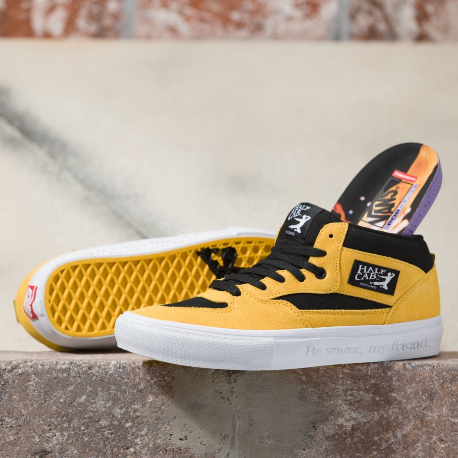 Vans X Bruce Lee Skate Half Cab μαύρο-κίτρινο