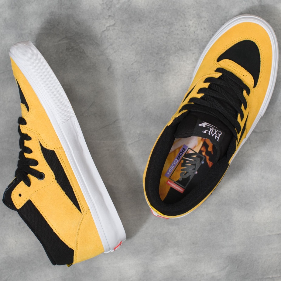 Vans X Bruce Lee Skate Half Cab μαύρο-κίτρινο
