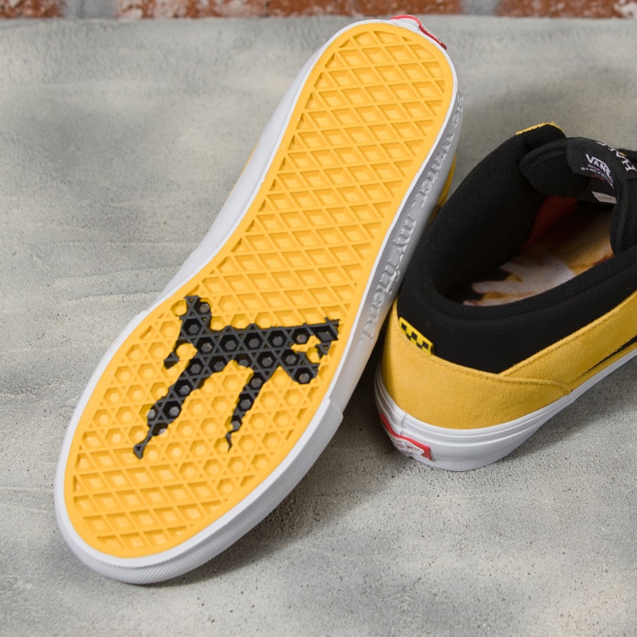 Vans X Bruce Lee Skate Half Cab μαύρο-κίτρινο