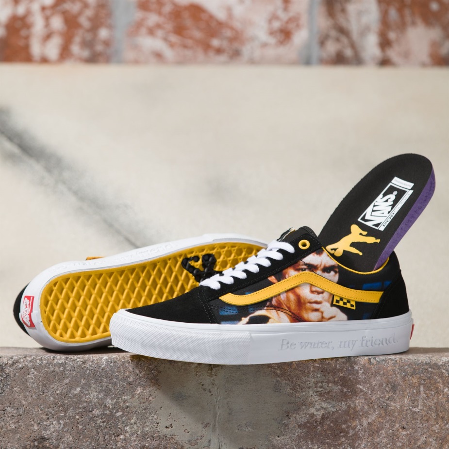 Vans X Bruce Lee Skate Old Skool μαύρο-κίτρινο