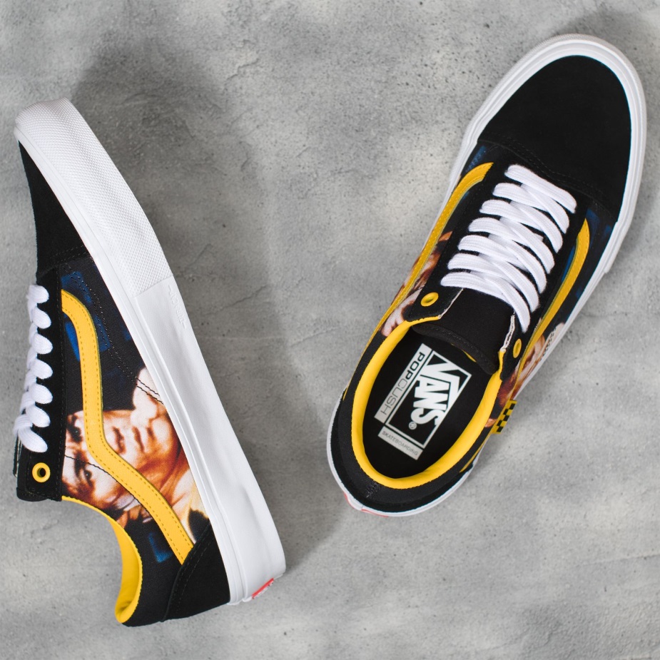 Vans X Bruce Lee Skate Old Skool μαύρο-κίτρινο