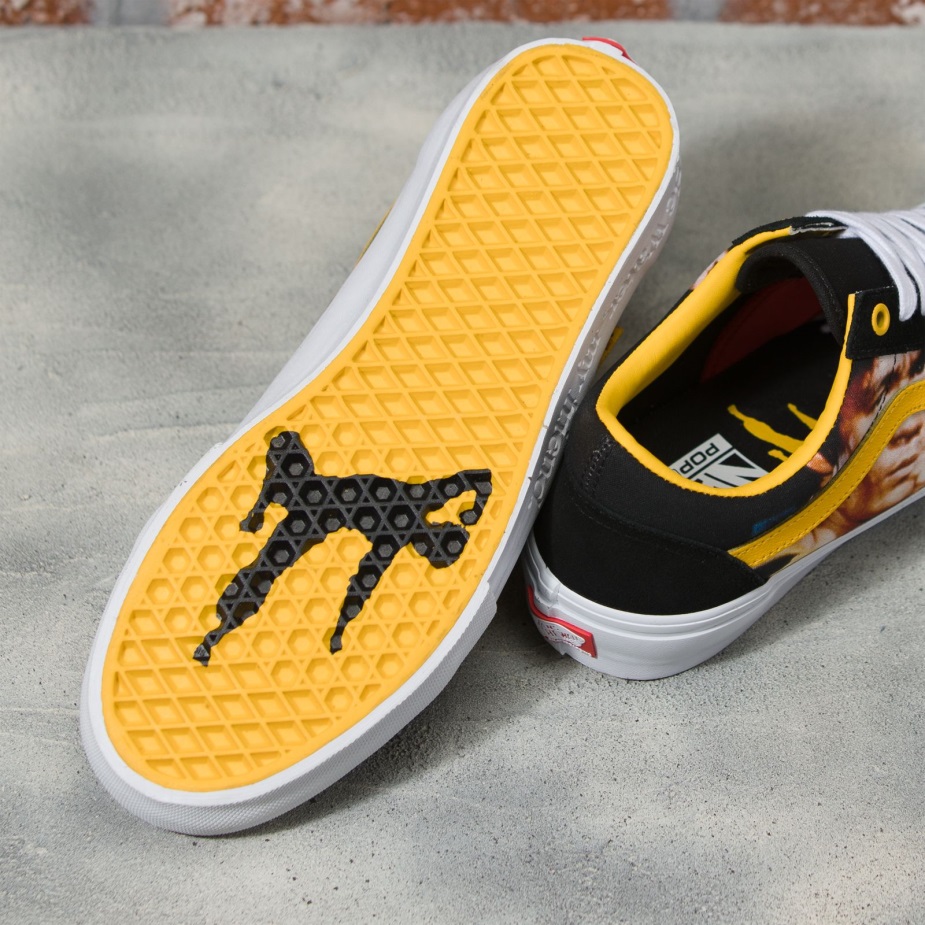 Vans X Bruce Lee Skate Old Skool μαύρο-κίτρινο