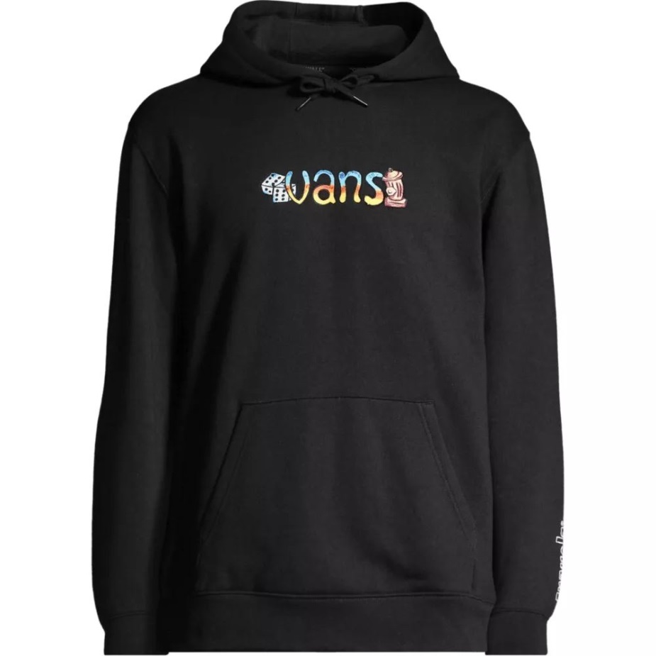 Vans X Crayola ανδρικό φλις πουλόβερ με κουκούλα μαύρο