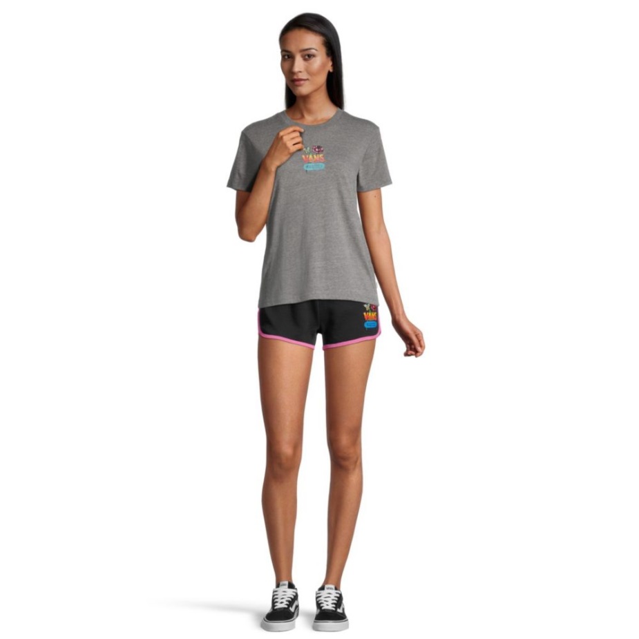 Vans X Crayola γυναικείο σορτς μαύρο