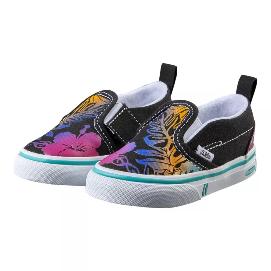 Vans X Crayola κοριτσίστικα Slip On V Skate Shoes Diy-trace Your Dreams