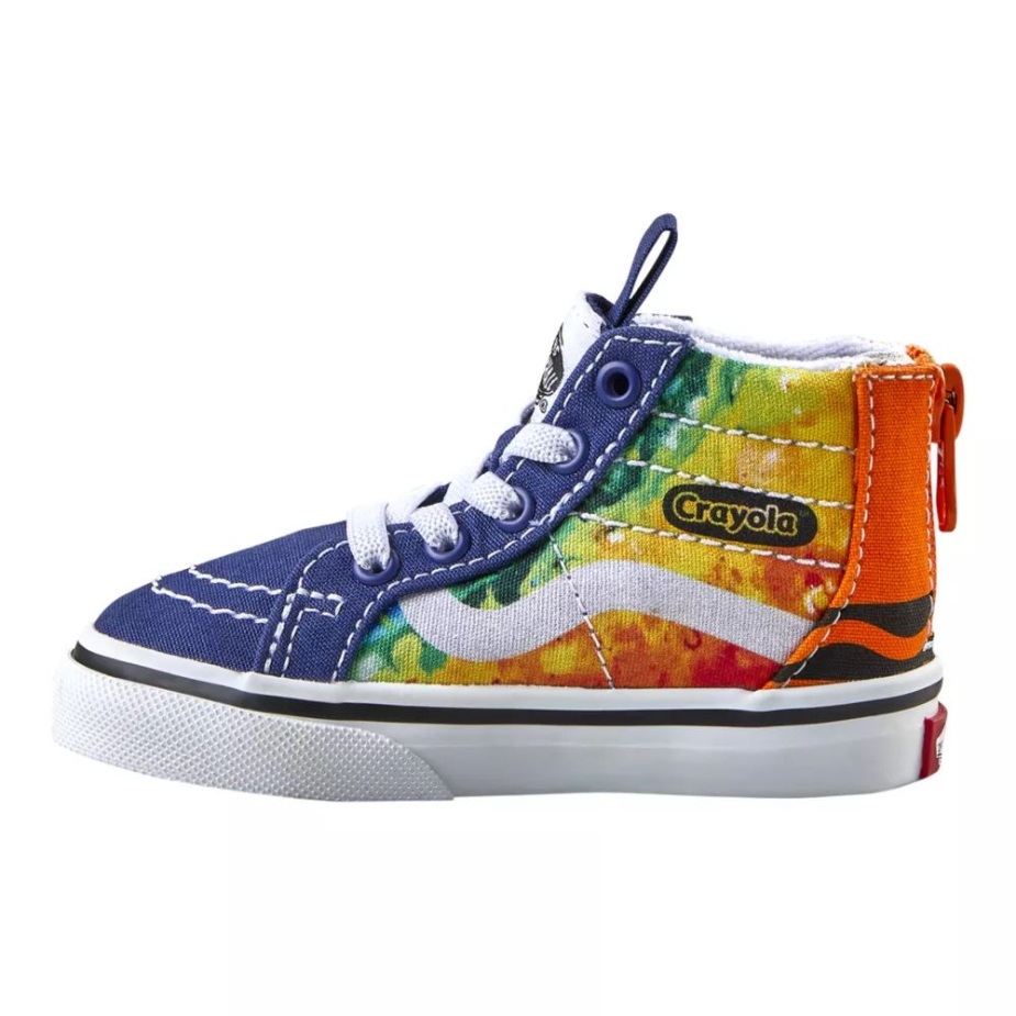 Vans X Crayola νήπια παιδικά παπούτσια Sk8-hi Zip Skate Crayola Mashup Melt