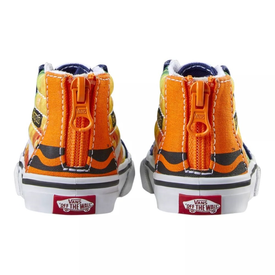 Vans X Crayola νήπια παιδικά παπούτσια Sk8-hi Zip Skate Crayola Mashup Melt