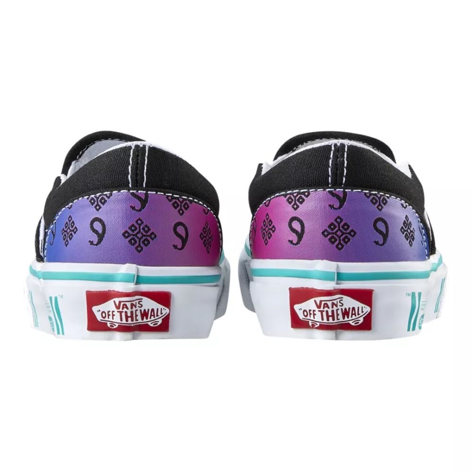 Vans X Crayola παιδικά κλασικά παπούτσια Skate προσχολικής ηλικίας Sneakers κοριτσίστικα Low Top Slip On Diy-trace Your Dreams