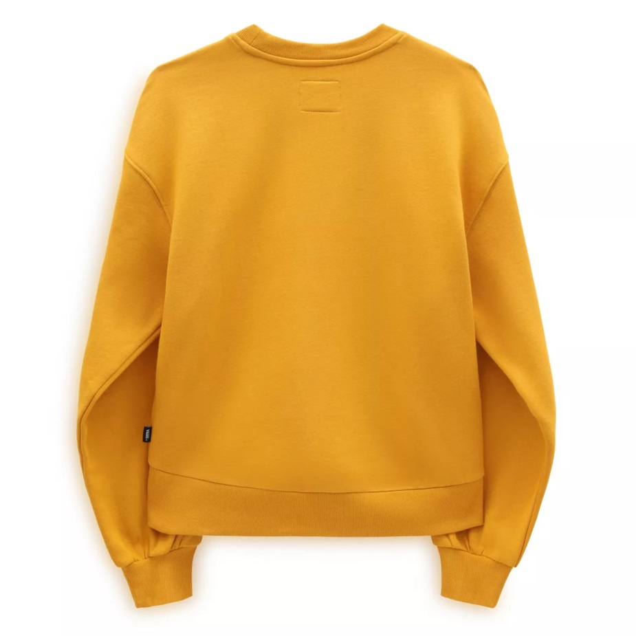 Vans X Curren X Knost Crew φλις φούτερ κίτρινο-πορτοκαλί