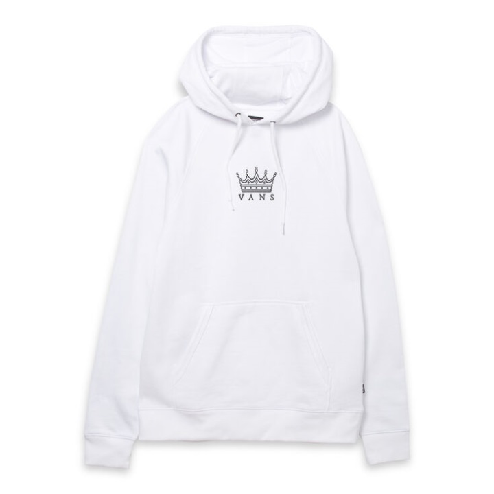 Vans X Dan Lacey αντίστροφα με κανονικό Hoodie λευκό