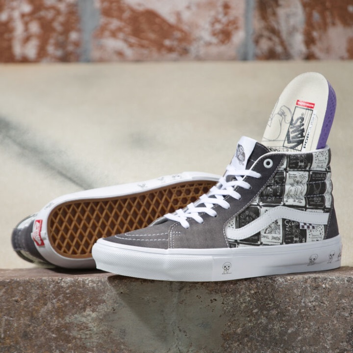 Vans X Daniel Johnston Skate Sk8-hi Raven