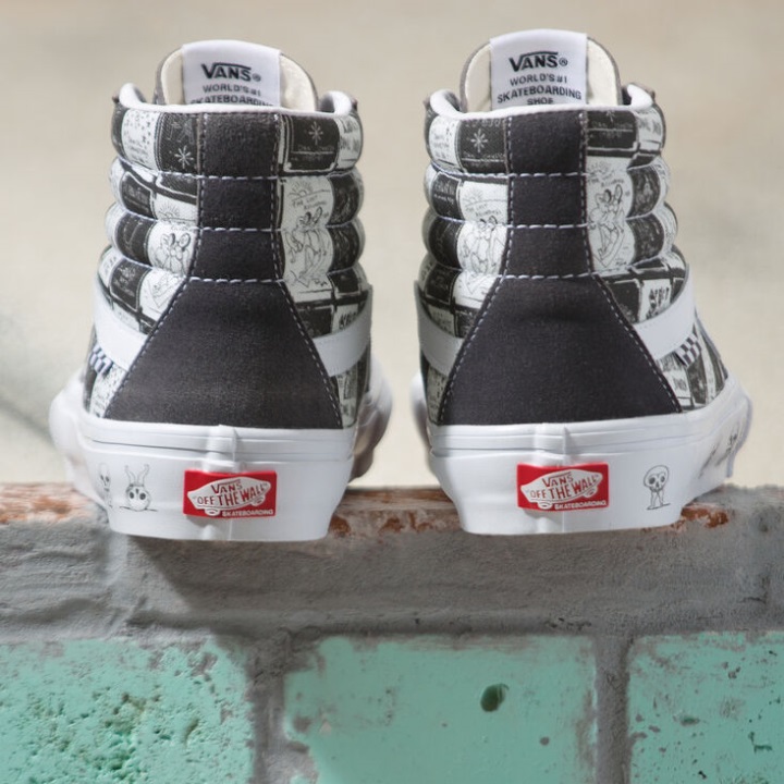 Vans X Daniel Johnston Skate Sk8-hi Raven