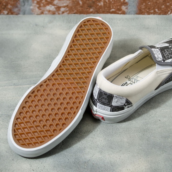 Vans X Daniel Johnston Skate Slip-on Raven