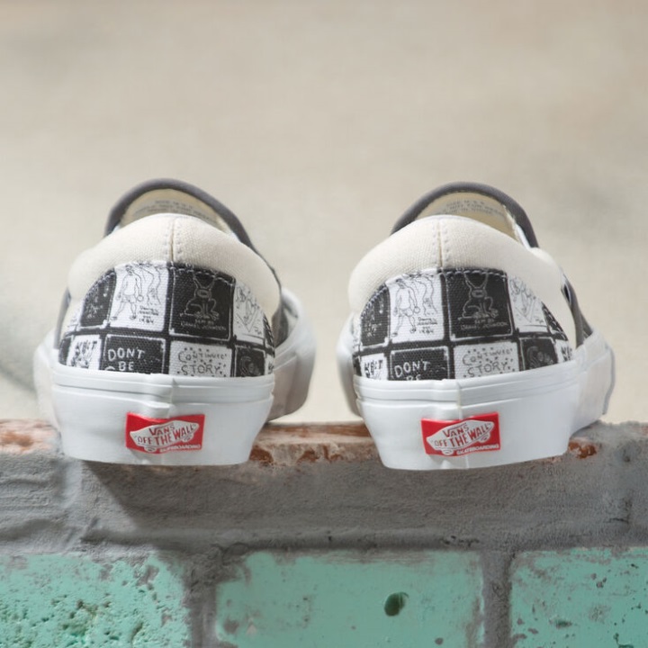 Vans X Daniel Johnston Skate Slip-on Raven