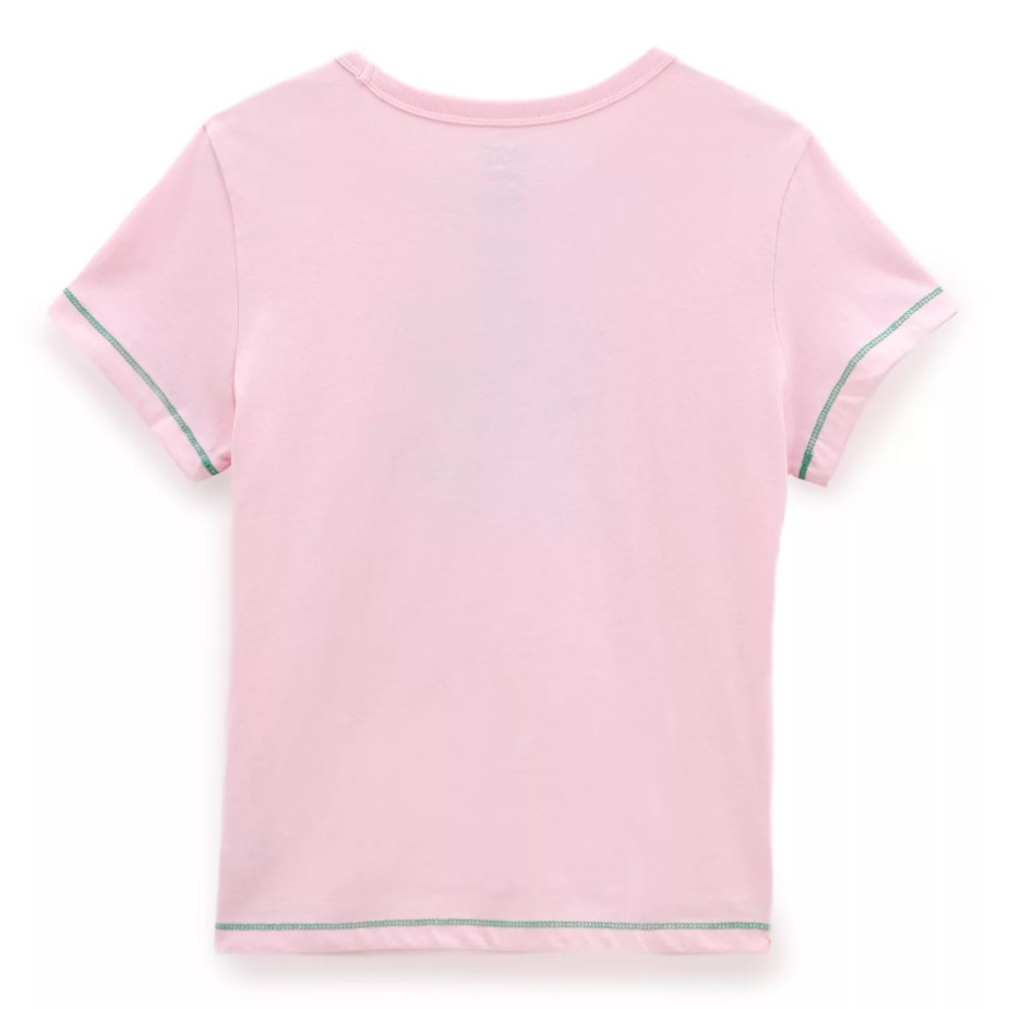 Vans X Em για διακοπές μίνι μπλουζάκι ροζ