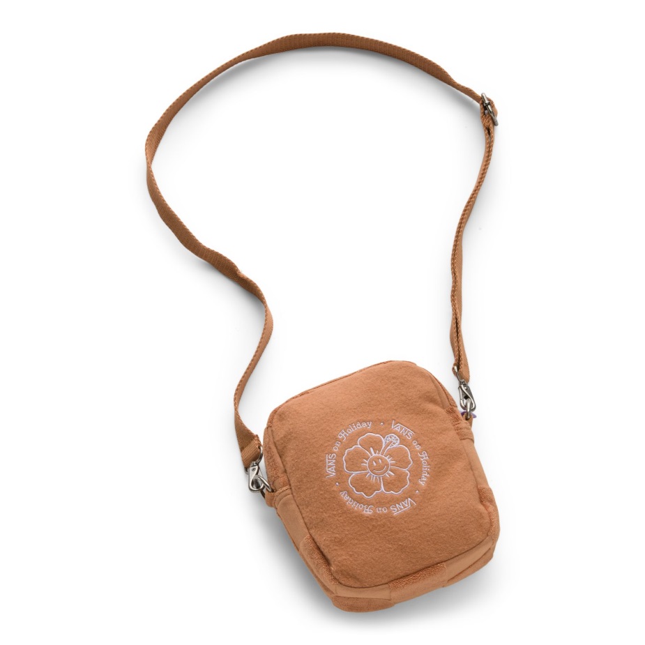 Vans X Em σε γιορτινή τσάντα χιαστί καφέ πεκάν