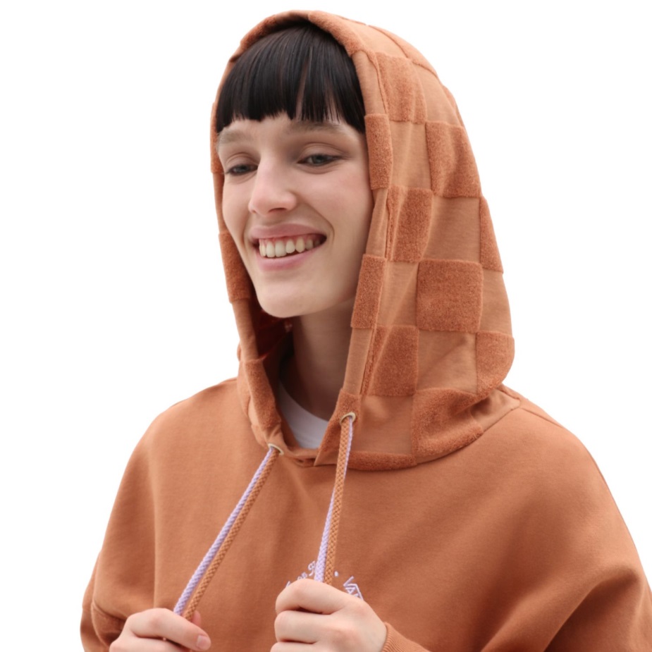 Vans X Em σε καφέ Hoodie πουλόβερ διακοπών