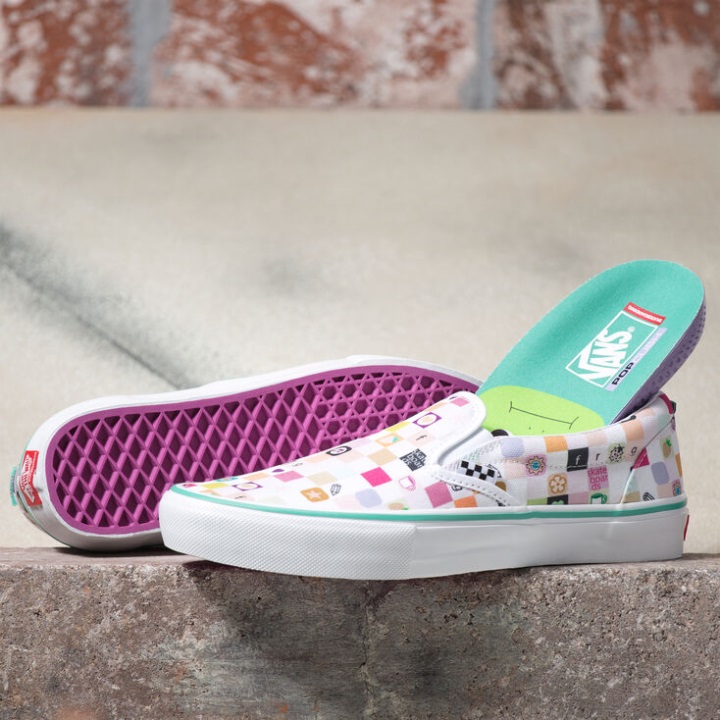 Vans X Frog Skate Slip-on Ltd λευκό-λευκό
