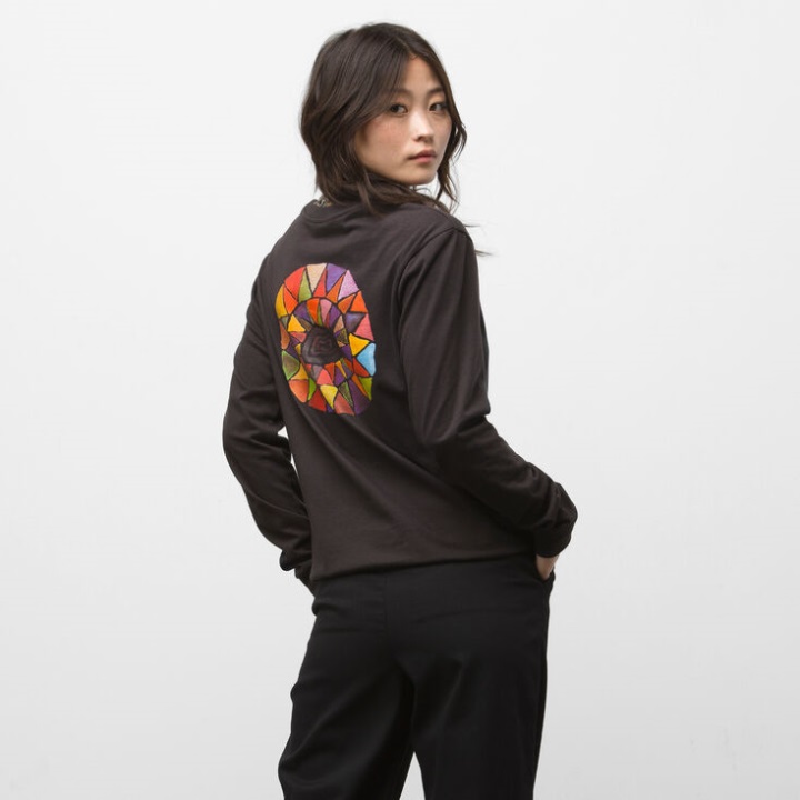 Vans X Hanna Scott μακρυμάνικο Bf μπλουζάκι μαύρο