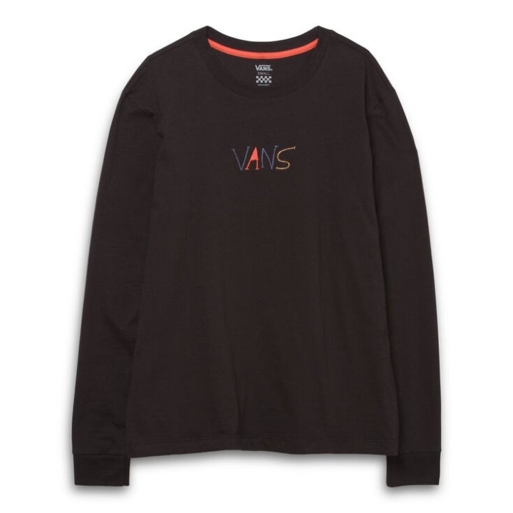 Vans X Hanna Scott μακρυμάνικο Bf μπλουζάκι μαύρο