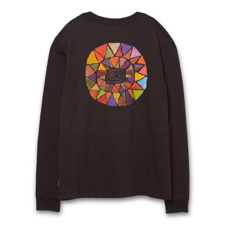 Vans X Hanna Scott μακρυμάνικο Bf μπλουζάκι μαύρο