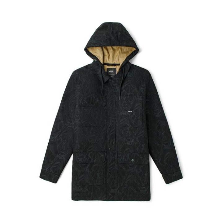 Vans X Huatunan Year Of The Tiger Jacket μαύρο τύπωμα κρανίου