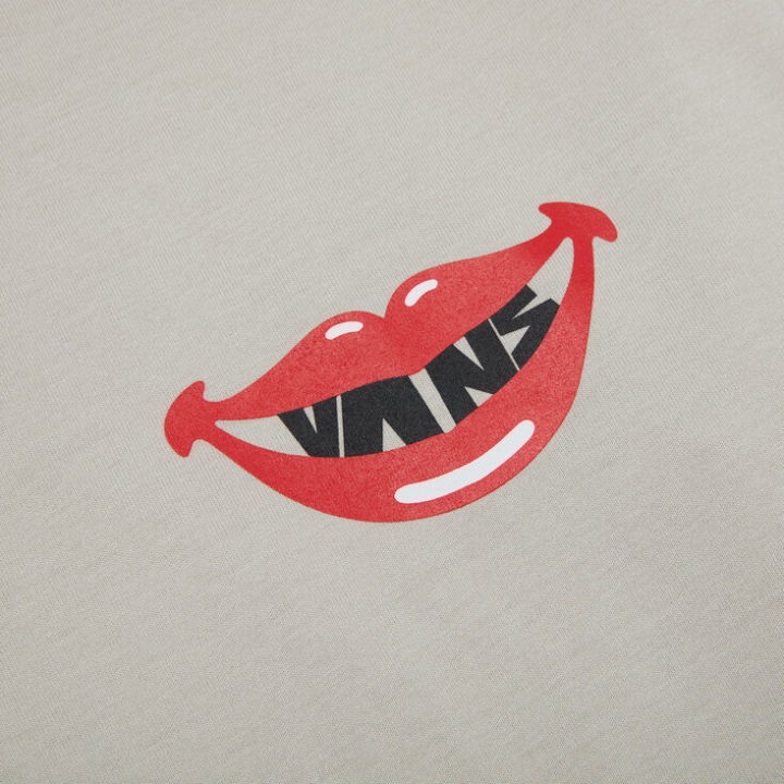 Vans X Kazuki μακρυμάνικο μπλουζάκι ανοιχτό γκρι