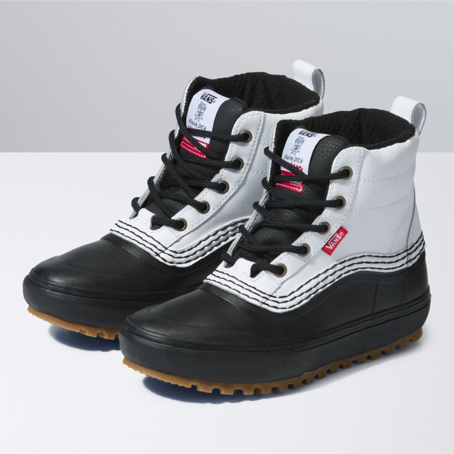 Vans X Kennedi Deck Standard Mid Snow Mte λευκό-μαύρο