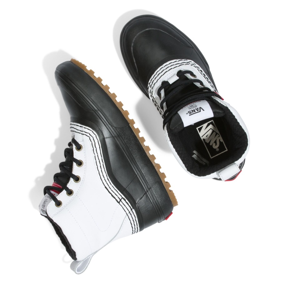 Vans X Kennedi Deck Standard Mid Snow Mte λευκό-μαύρο