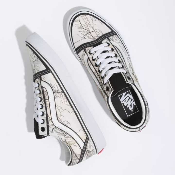 Vans X Moca Old Skool Frances Stark-χάρτες