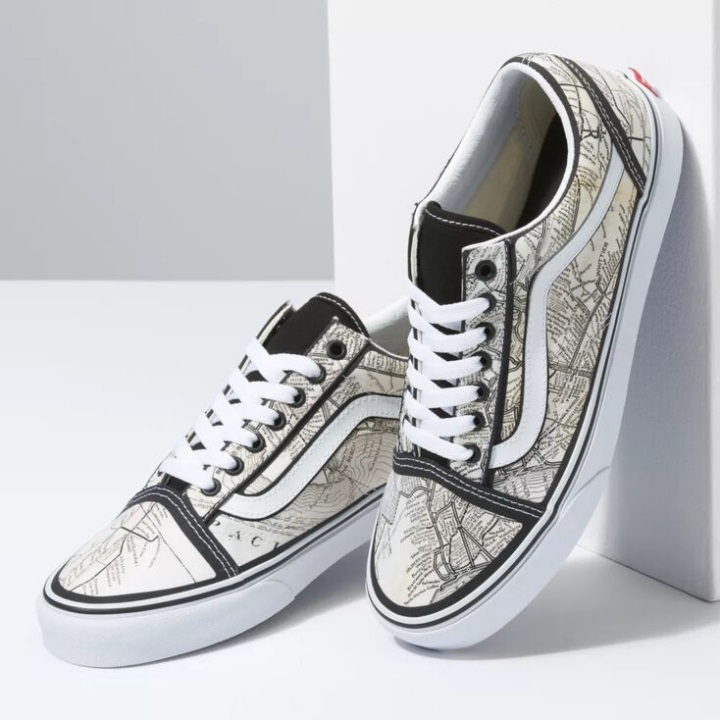 Vans X Moca Old Skool Frances Stark-χάρτες