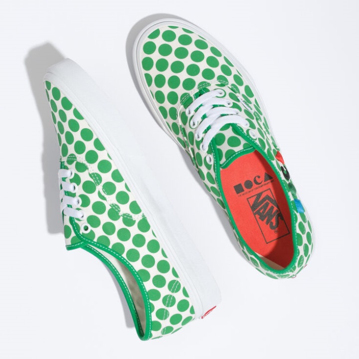 Vans X Moca αυθεντικό λογότυπο-πράσινο