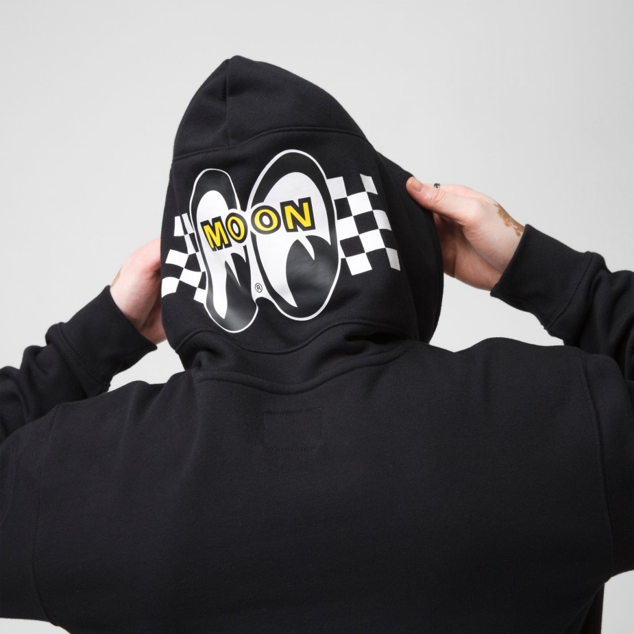 Vans X Mooneyes Fleece πουλόβερ με κουκούλα μαύρο