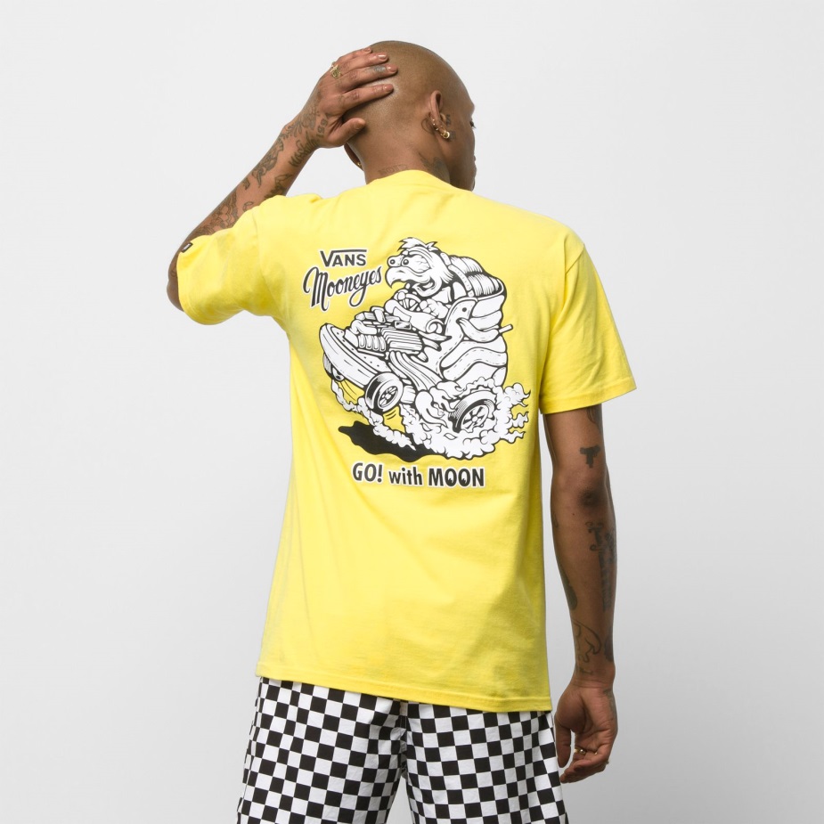Vans X Mooneyes T-shirt ζωντανό κίτρινο
