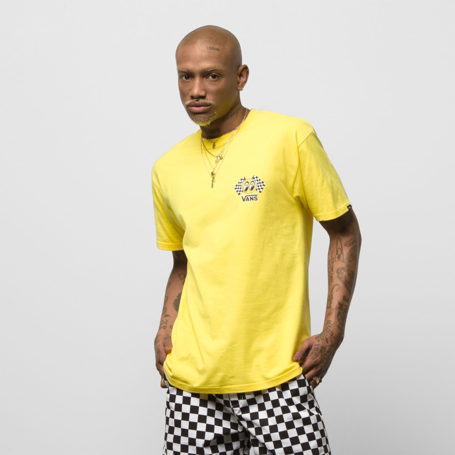 Vans X Mooneyes T-shirt ζωντανό κίτρινο
