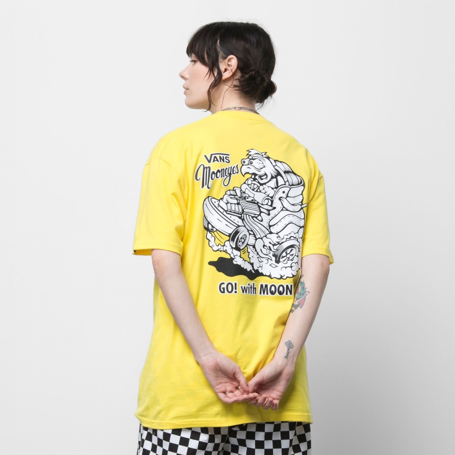 Vans X Mooneyes T-shirt ζωντανό κίτρινο