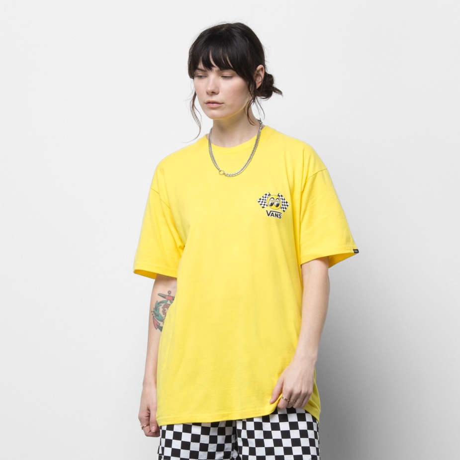 Vans X Mooneyes T-shirt ζωντανό κίτρινο