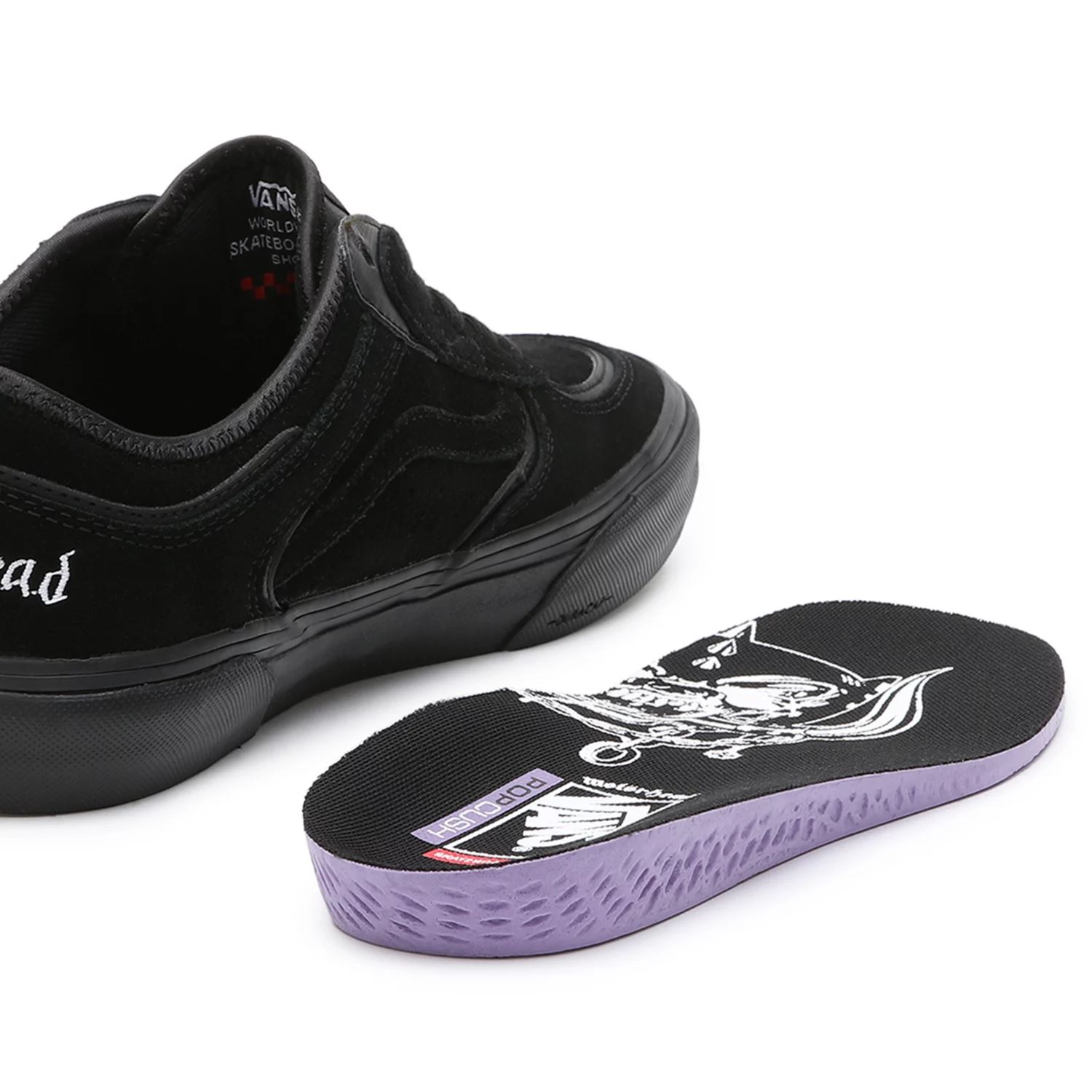 Vans X Motorhead Rowley παπούτσια μαύρα