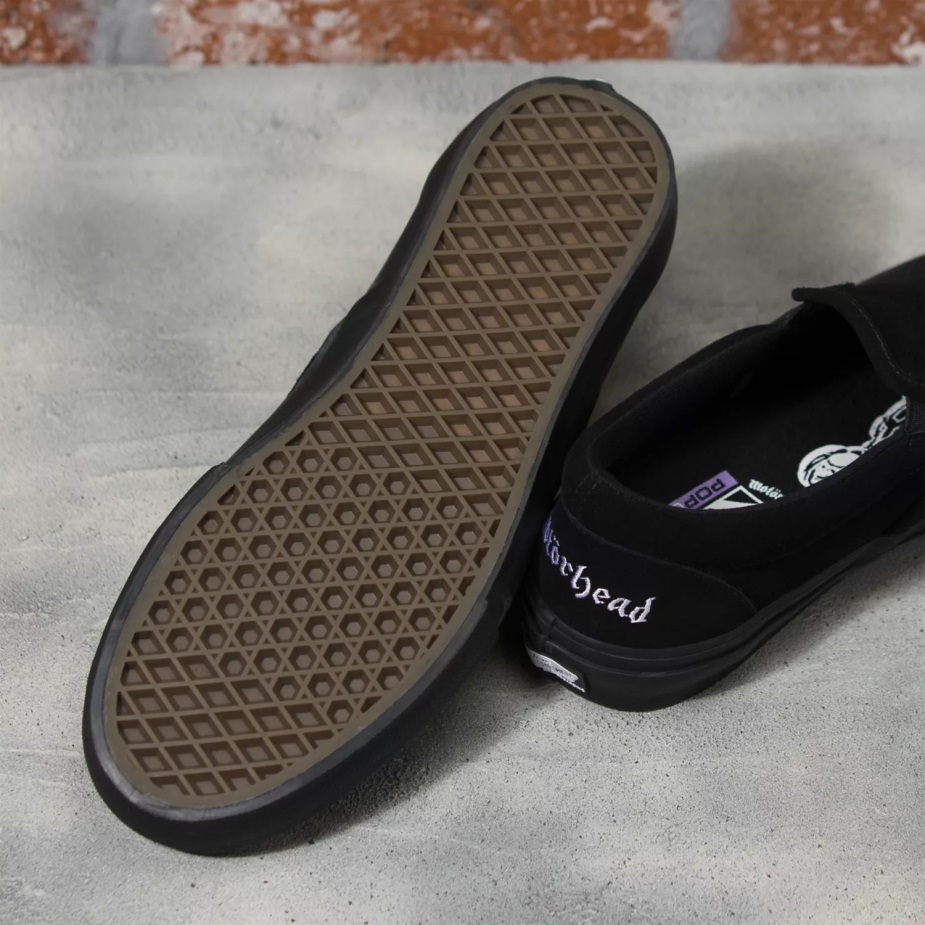 Vans X Motorhead Skate Slip On Shoes μαύρο