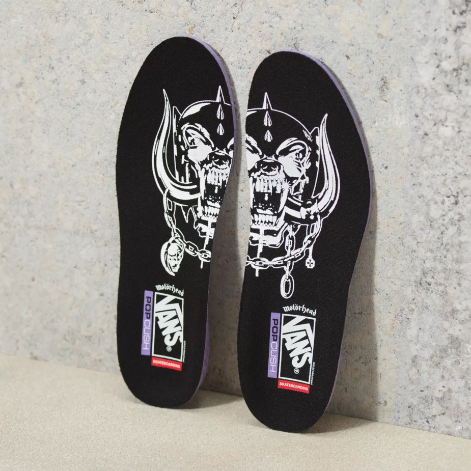 Vans X Motorhead Skate Slip On Shoes μαύρο