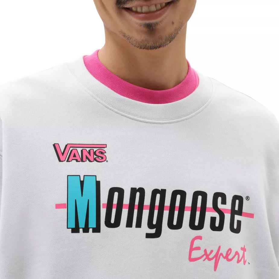 Vans X Our Legends (μαγκούστα) φλις φούτερ πληρώματος γκρι