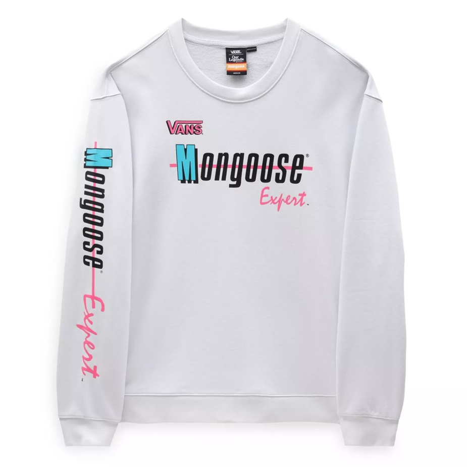 Vans X Our Legends (μαγκούστα) φλις φούτερ πληρώματος γκρι