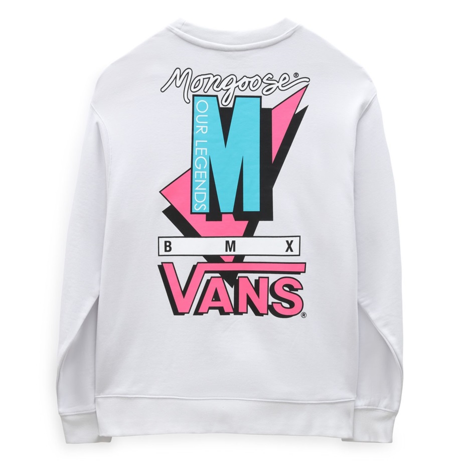 Vans X Our Legends (μαγκούστα) φλις φούτερ πληρώματος γκρι