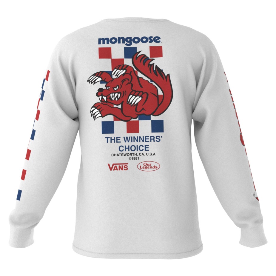 Vans X Our Legends μακρυμάνικο μπλουζάκι λευκό