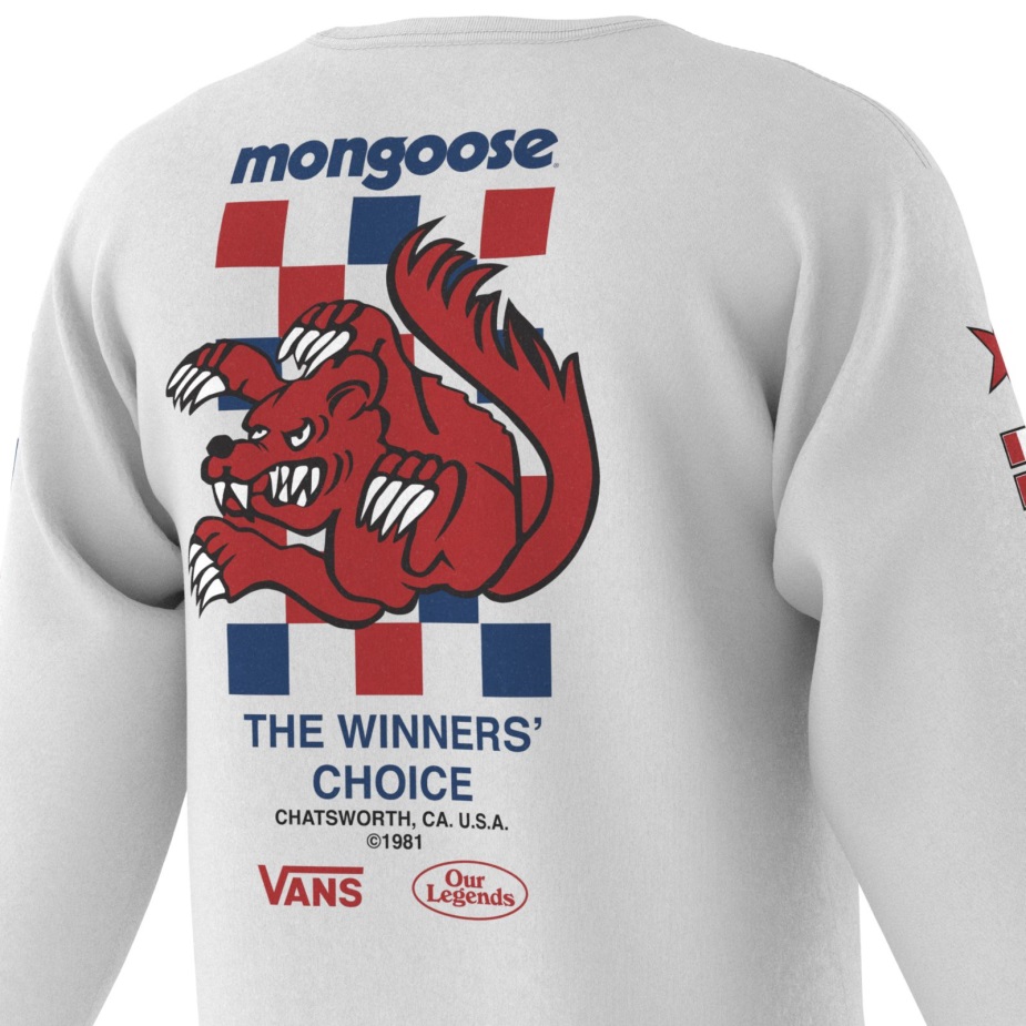 Vans X Our Legends μακρυμάνικο μπλουζάκι λευκό